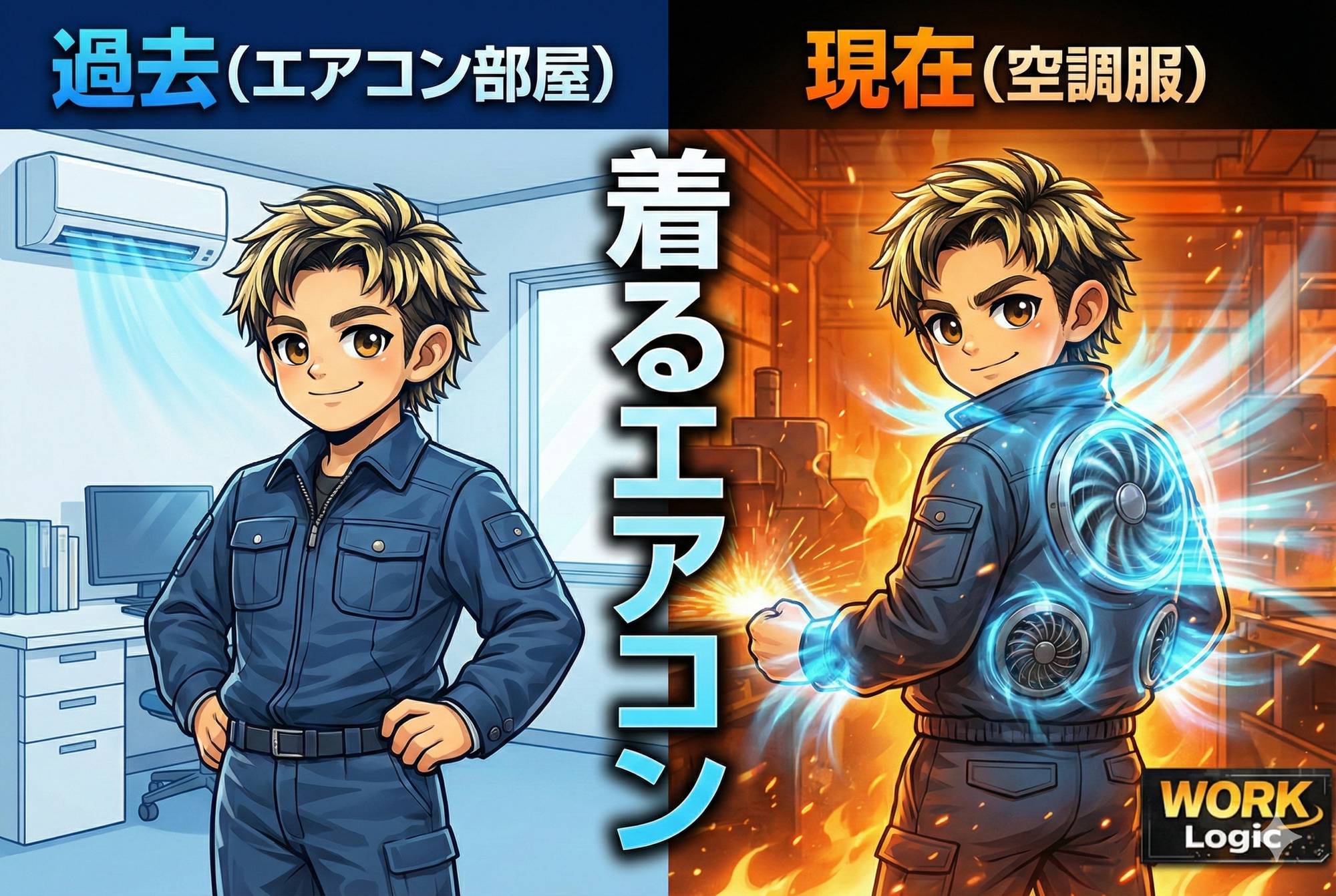 【夏の必需品】「空調服」なんて意味あるの？と笑っていた元NC旋盤工が、鉄骨工場で「着るエアコン」に命を救われた話