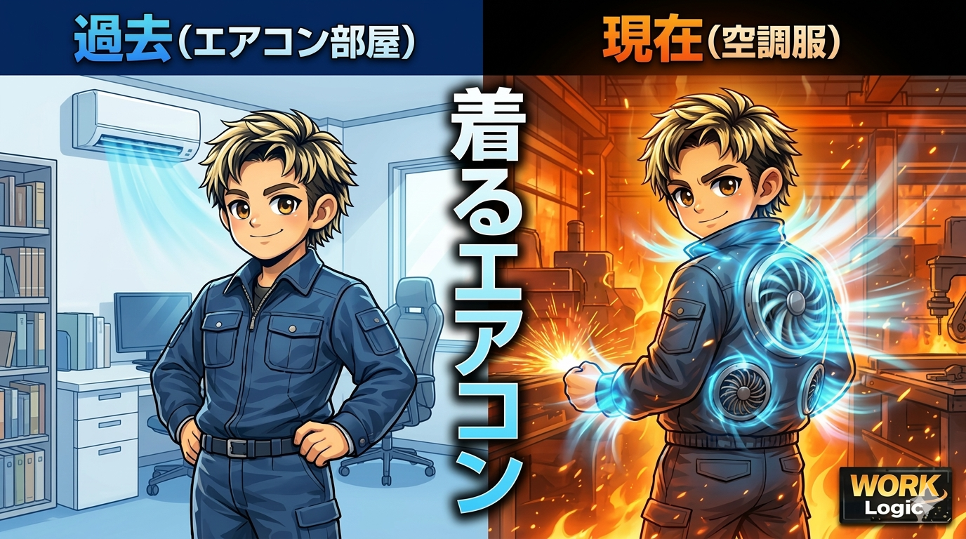 【夏の必需品】「空調服」なんて意味あるの？と笑っていた元NC旋盤工が、鉄骨工場で「着るエアコン」に命を救われた話